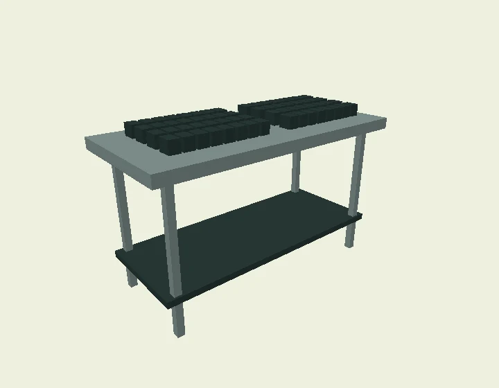 Original illustrative 3D model of Propagation bench
