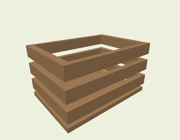 Original illustrative 3D model of Harvest tote