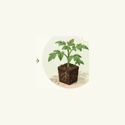 Illustration for The hidden half of a garden